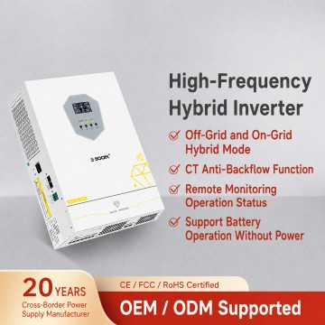 11kW High Frequency Hybrid Solar Inverter for Home and Commercial Use - Primary View