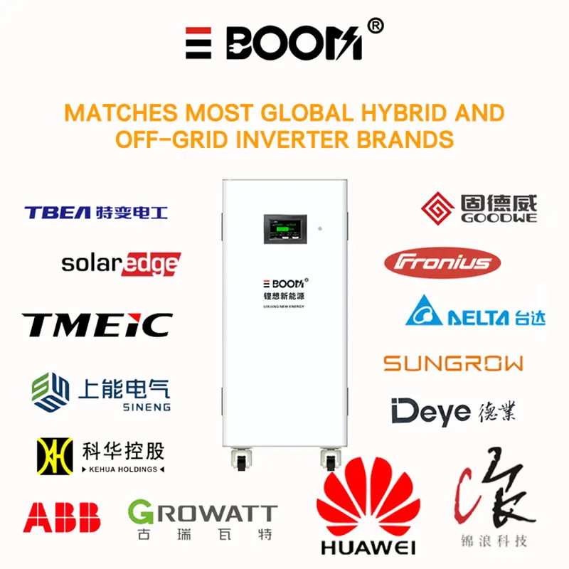 High-Quality 51.2V 200Ah/300Ah LiFePO4 Battery 10/15kWh Grade A 8000 Cycles 10Y Warranty Suppliers, Factories