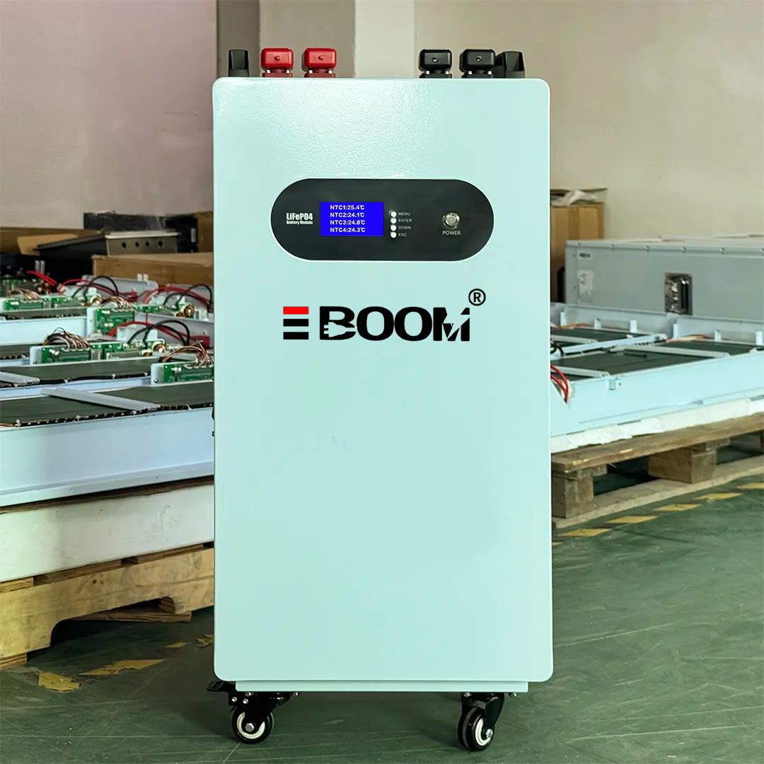51.2V LiFePO4 Battery 5kWh 10kWh Wheeled Home Energy Storage - Detail View