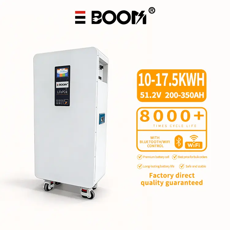 High-Quality Grade A 51.2V 200Ah 300Ah LiFePO4 Battery  15kWh 8000 Cycles 10Y Manufacturers, Suppliers
