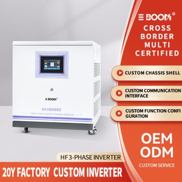 18kW 3-Phase Hybrid Solar Inverter for Commercial and Industrial Applications - Primary View