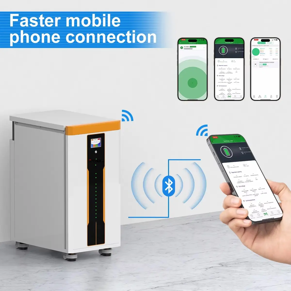 Discount 50kWh Wheel Type 51.2V 1000Ah LiFePO4 Battery | Bluetooth WiFi Monitoring, 10000+ Cycles Customizable OEM OBM Suppliers, Factory