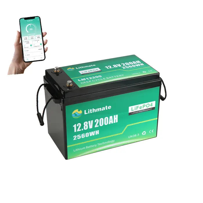 High-Quality LiFePO4 Battery 12V 200Ah Deep Cycle RV Battery Manufacturer, Factories