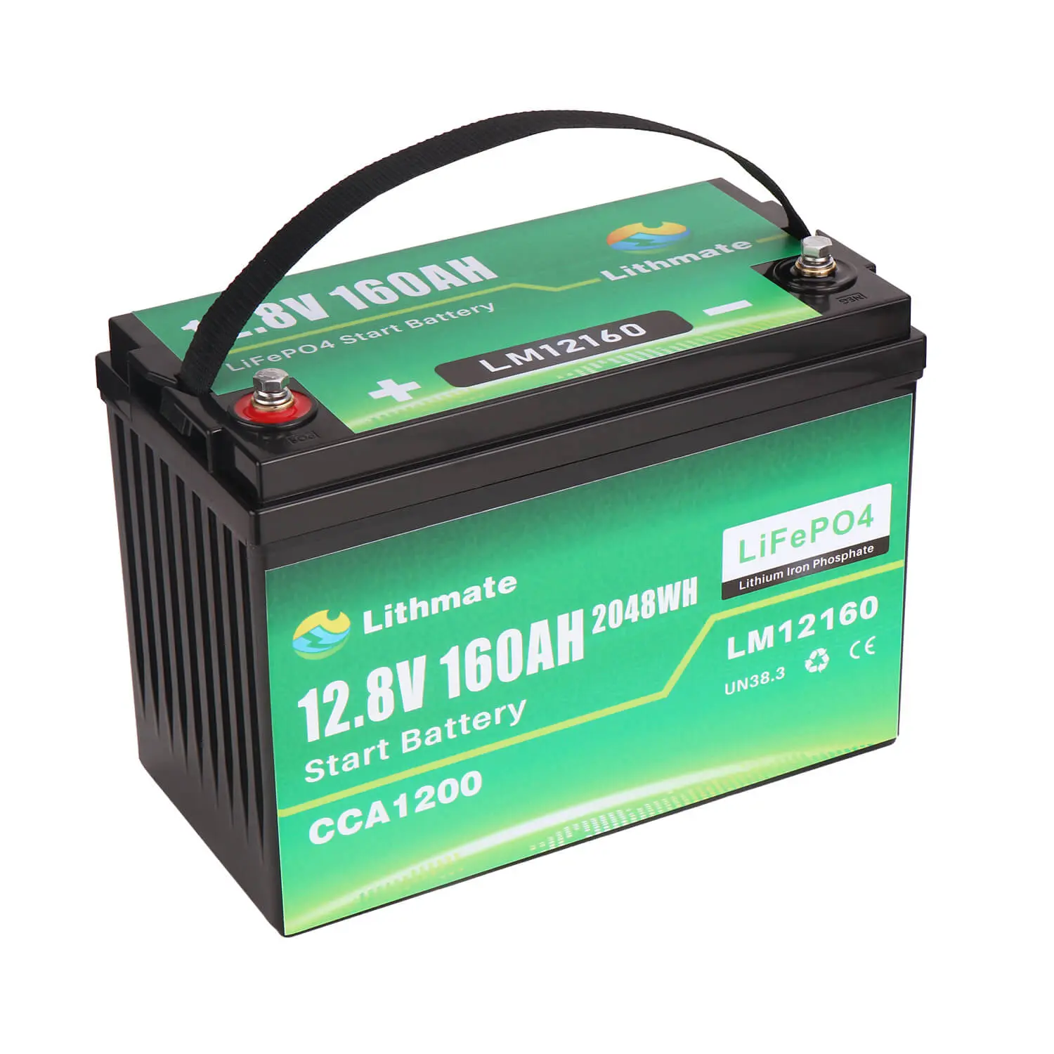 Custom 12V 160Ah Cranking Battery with Emergency Start Factory, Companies