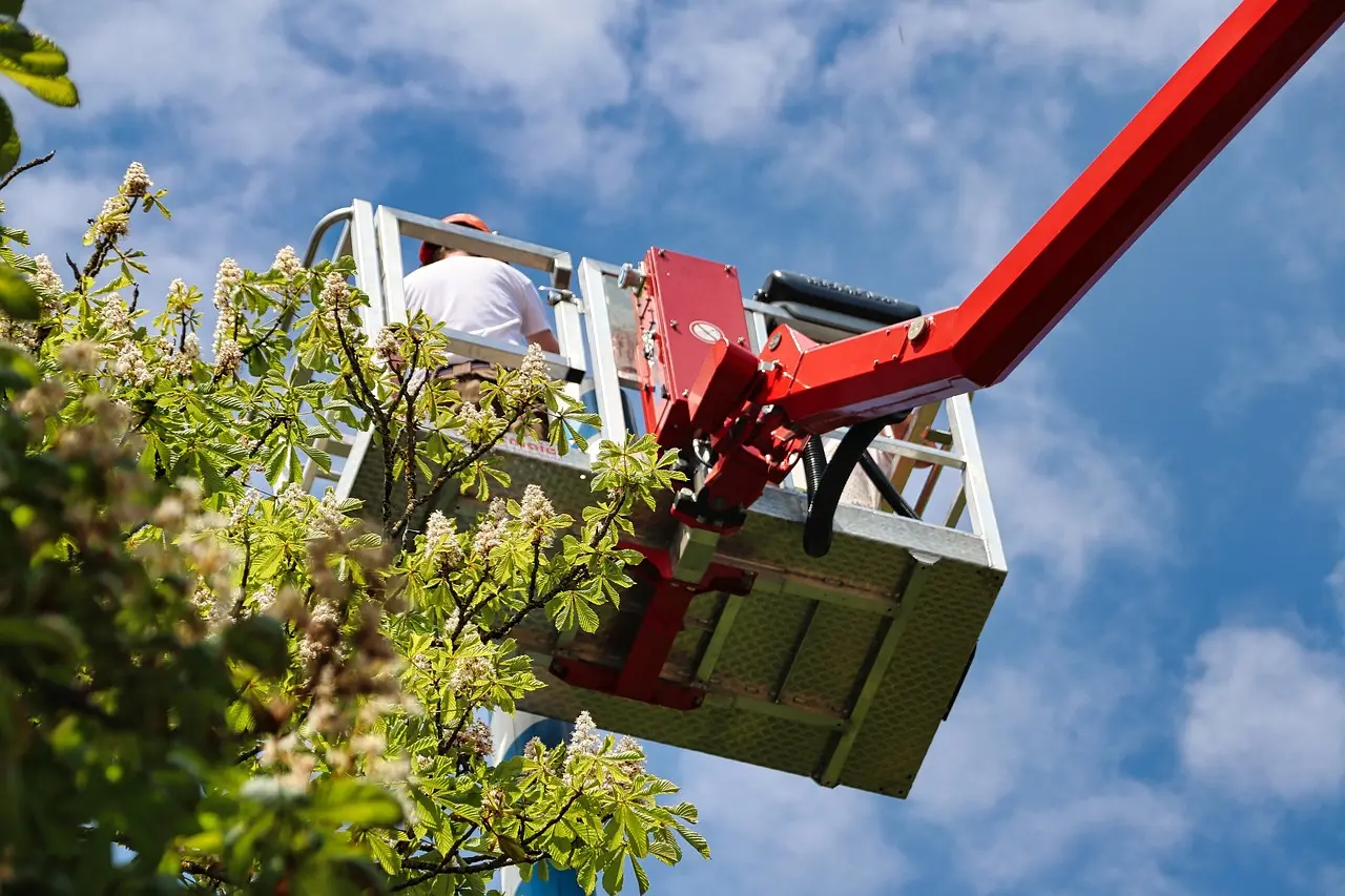 aerial-work-platform battery unit