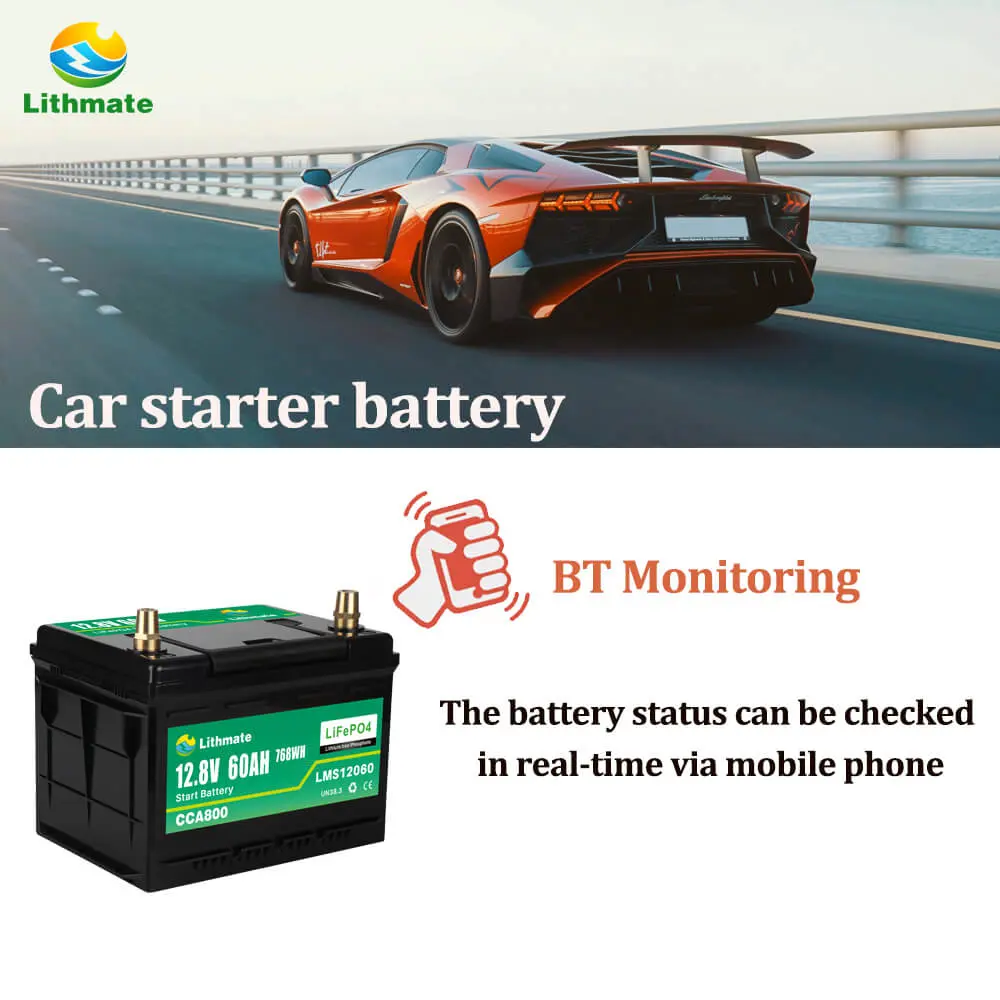 High-Quality Dual Purpose Lithium 12V 60Ah Starting Battery Manufacturer, Factories