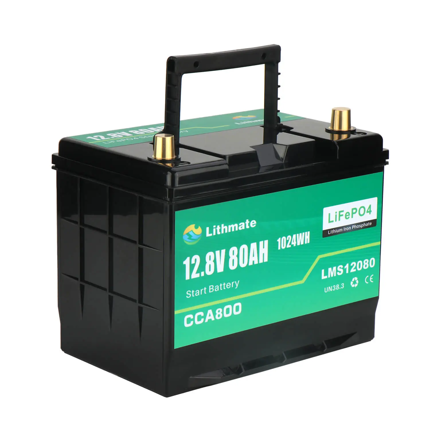 Custom 12V 80Ah 800CCA Lithium Starting Battery Manufacturers, Companies