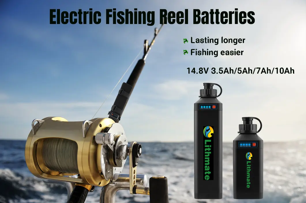 electric fishing reel batteries
