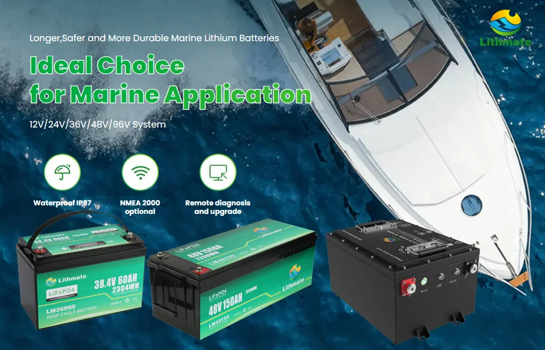 High-Quality LiFePO4 Deep Cycle 36V 60Ah Marine Lithium Battery Factories, Company