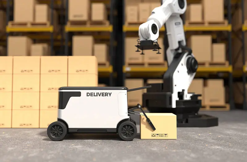 Mobile Robot in Factory