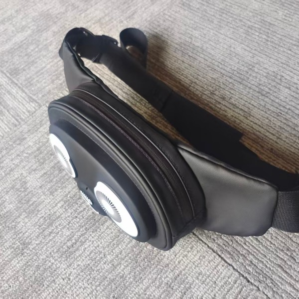 Custom High-Quality China Factory LED Bluetooth Speaker Waist Bag from Suppliers for Outdoor Cycling and Storage Factory, Company
