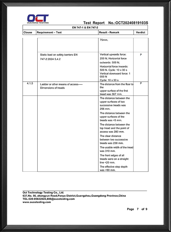 Quality Compliance Certificate 19