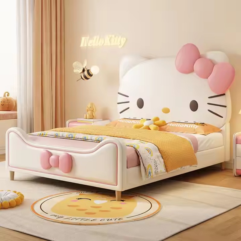 Wholesale Hot Selling Hello Kitty Children's Room Loft Kids Bed Manufacturers, Suppliers