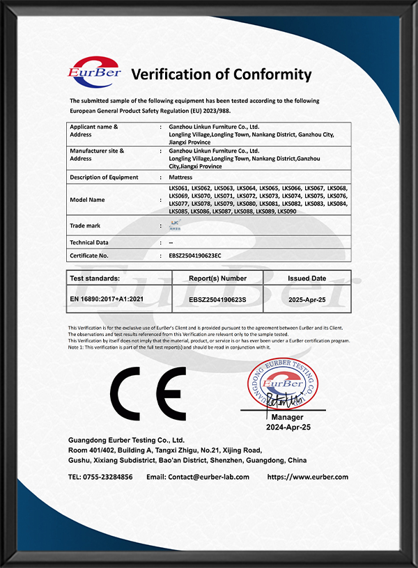 Quality Compliance Certificate 10