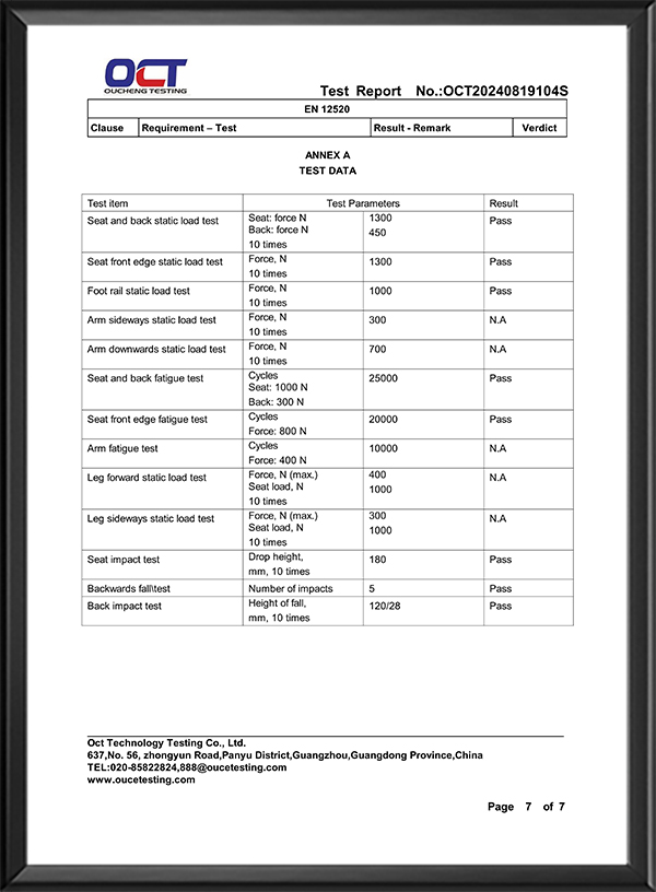Quality Compliance Certificate 7
