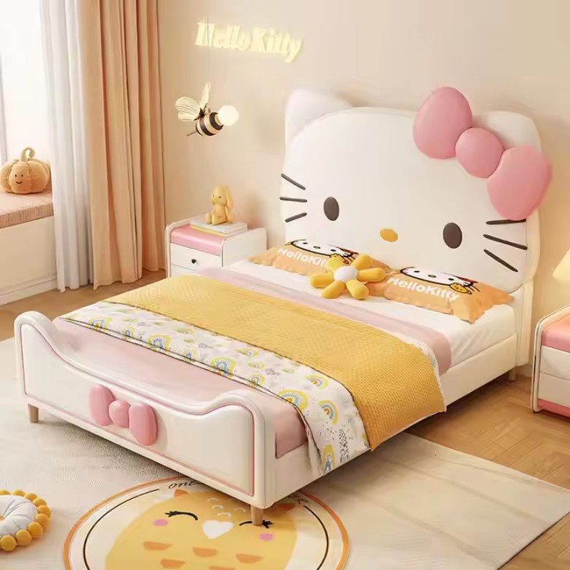 Wholesale Hot Selling Hello Kitty Children's Room Loft Kids Bed Manufacturers, Suppliers