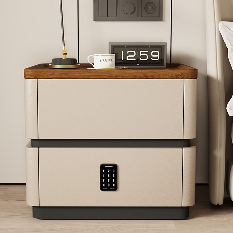 Smart Side Cabinet with Fingerprint Lock