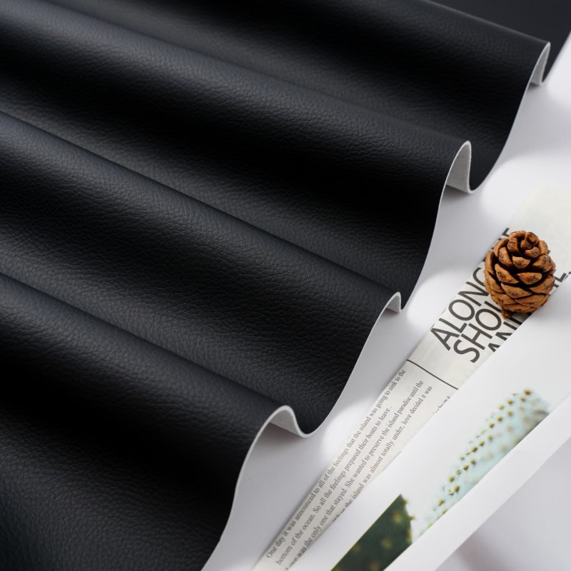 High-Quality PU leather lychee pattern artificial leather sofa fabric Manufacturer, Supplier