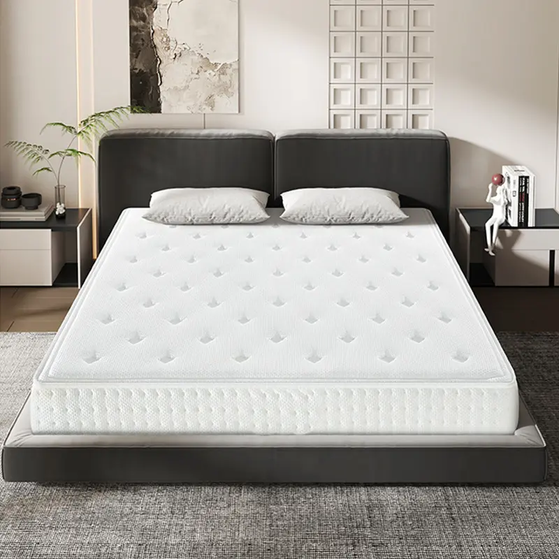Wholesale Queen King Size Hybrid Mattress Comfortable Memory Foam Pocket Spring Medium Firmness Hotel Bed Compressed Mattress