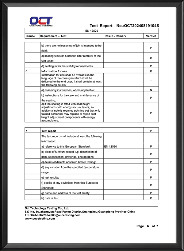 Textile Flame Retardant Certification