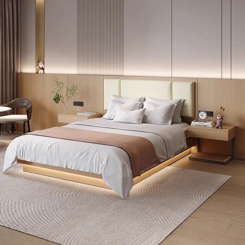 China The guest room has a single or double bed customized hotel furniture Manufacturers, Factories