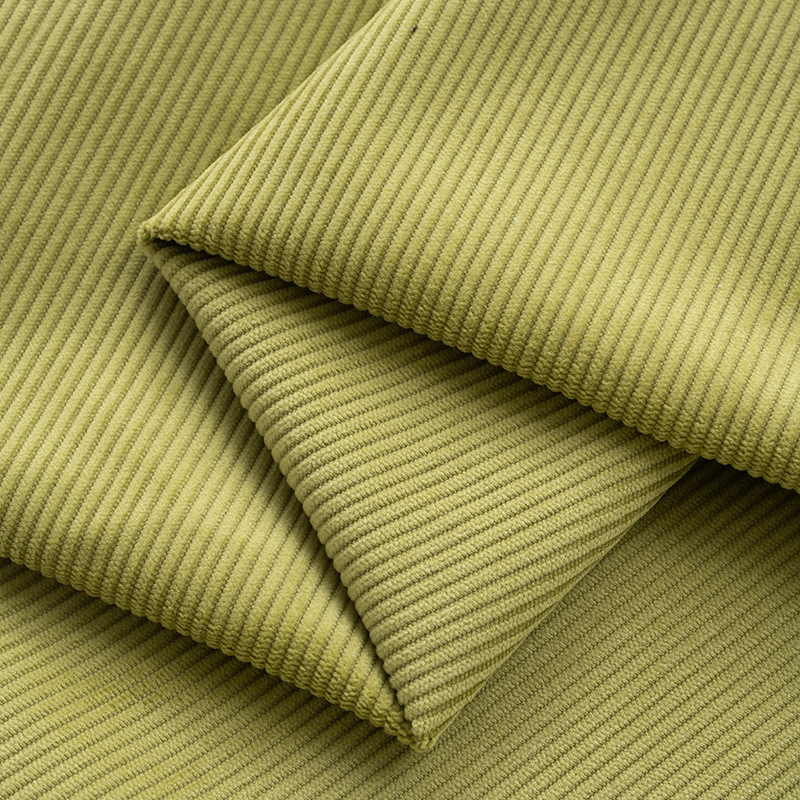 Plush corduroy sofa cover material