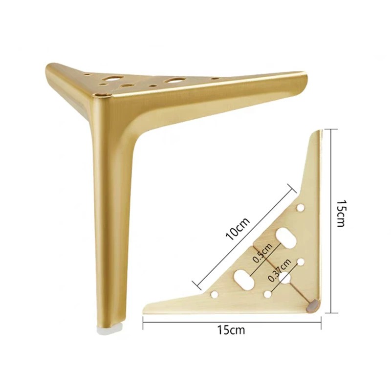 T-shape steel sturdy Adjustable Furniture Leg (1)