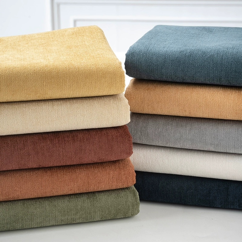 Wholesale Heavyweight Chenille Solid-Color Upholstery Fabric Factories, Factory