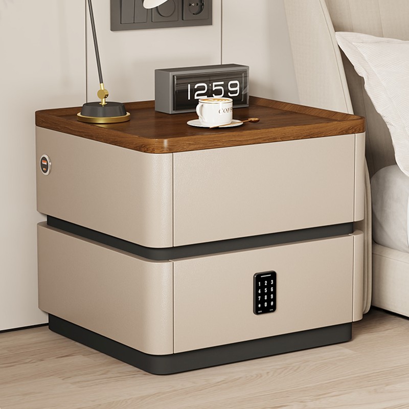 Smart Modern Bedside Table with USB Charging