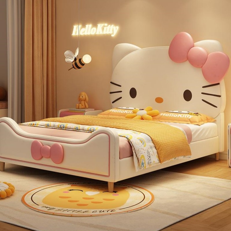Wholesale Hot Selling Hello Kitty Children's Room Loft Kids Bed Manufacturers, Suppliers
