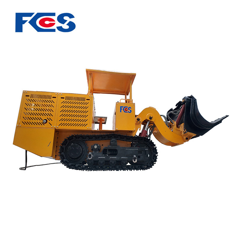 Explosion-Proof Electric Side Dump Mucking Loader for Underground Mining