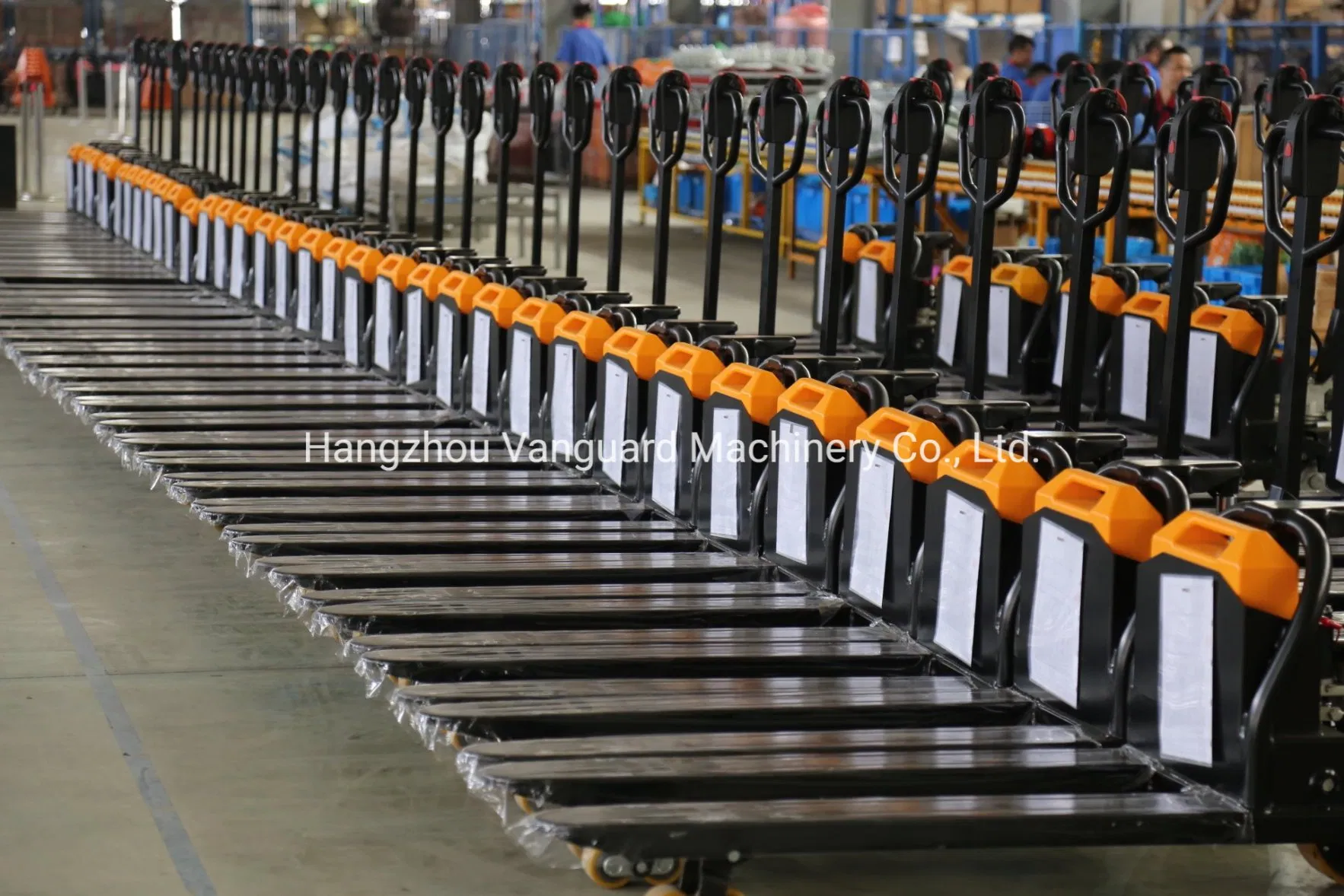 Forklift Walkie Electric Pallet Stacker Truck with Lithium Battery