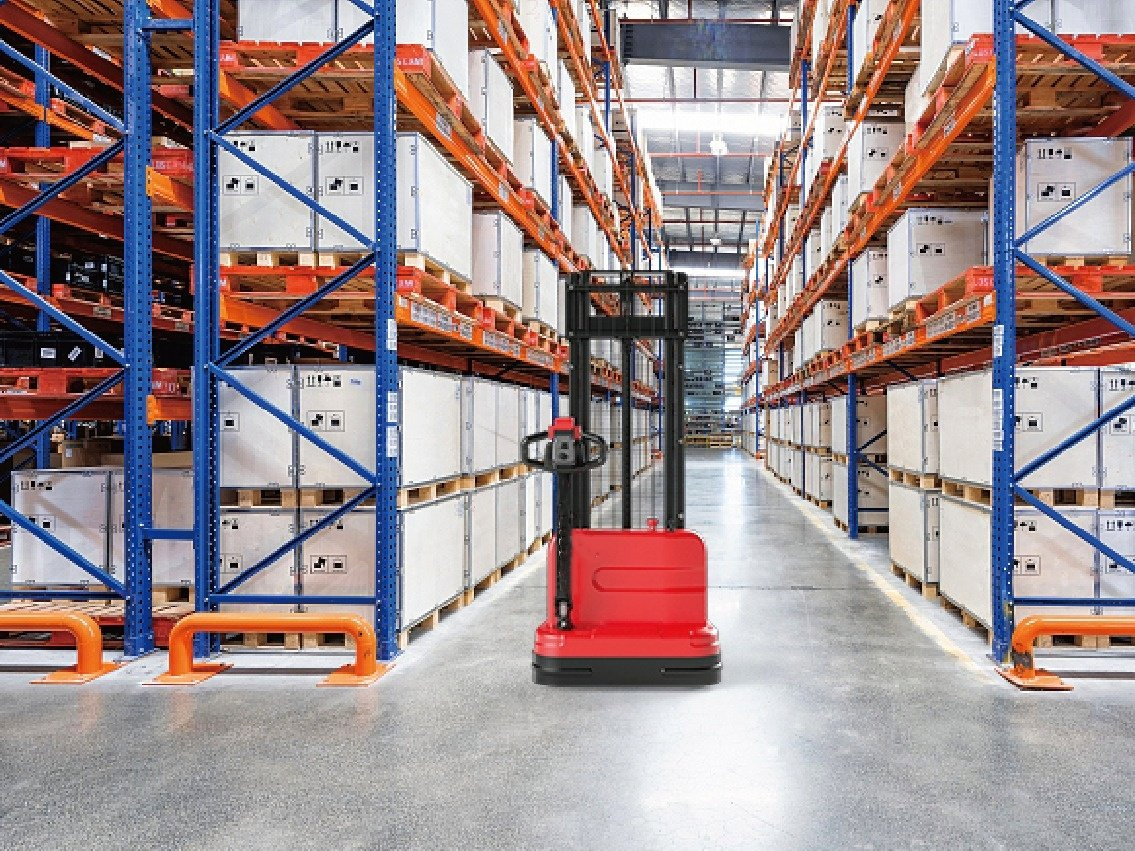 CE ISO Wrehouse Lting Small Mini Heavy Duty Loading Hand Manual Double Deck Wakie Battery Jack Forkit Semi Automatic Electric Pallet Jack Stacker 2.0ton