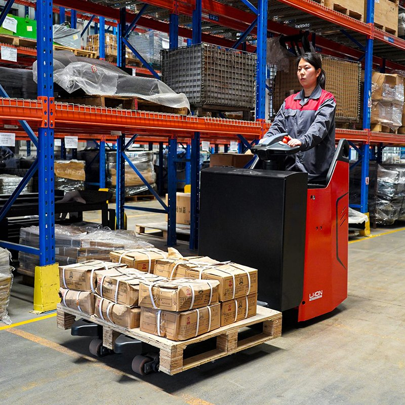 Self Propelled Pallet Jack Electric Pallet Truck Ride-on Heavy Duty 2.0ton