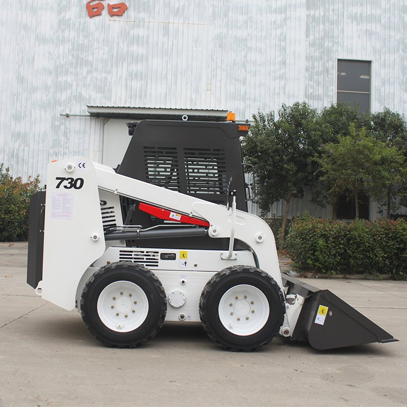 Electric Mini Skid Steer Loader Wheel Skid Steer Mulcher