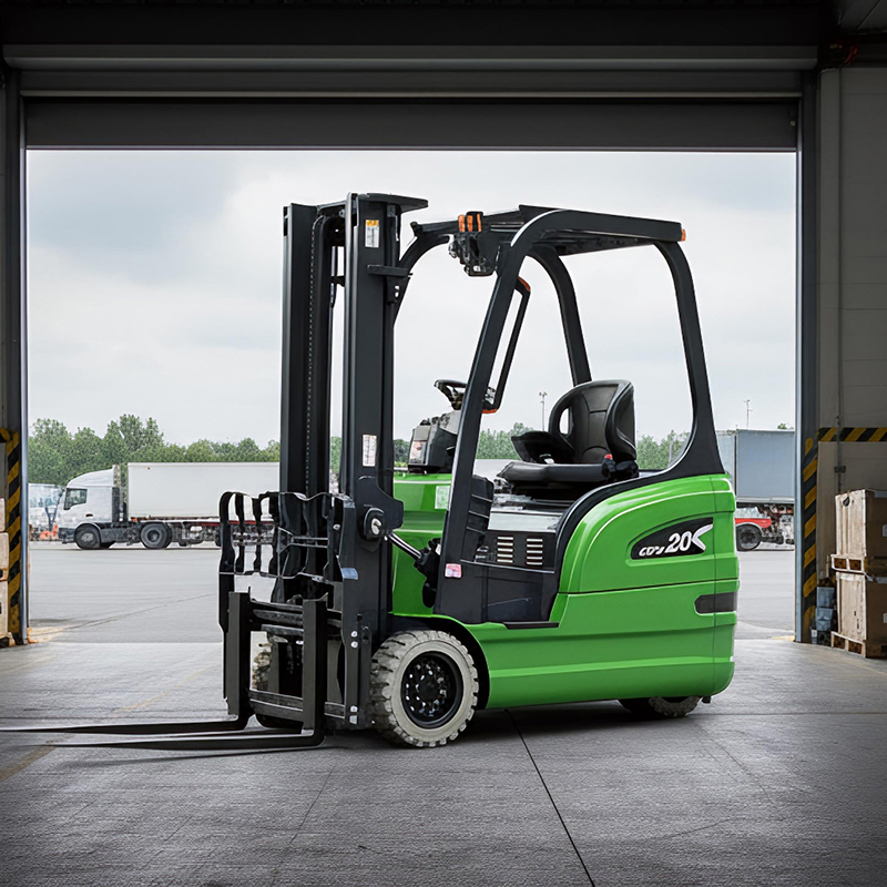 Counterbalance Powered Forklift Truck, 1ton 1.5ton 2ton 3ton Lithium Battery Electric Three Wheel Forklift, High Quality with Competitive Price