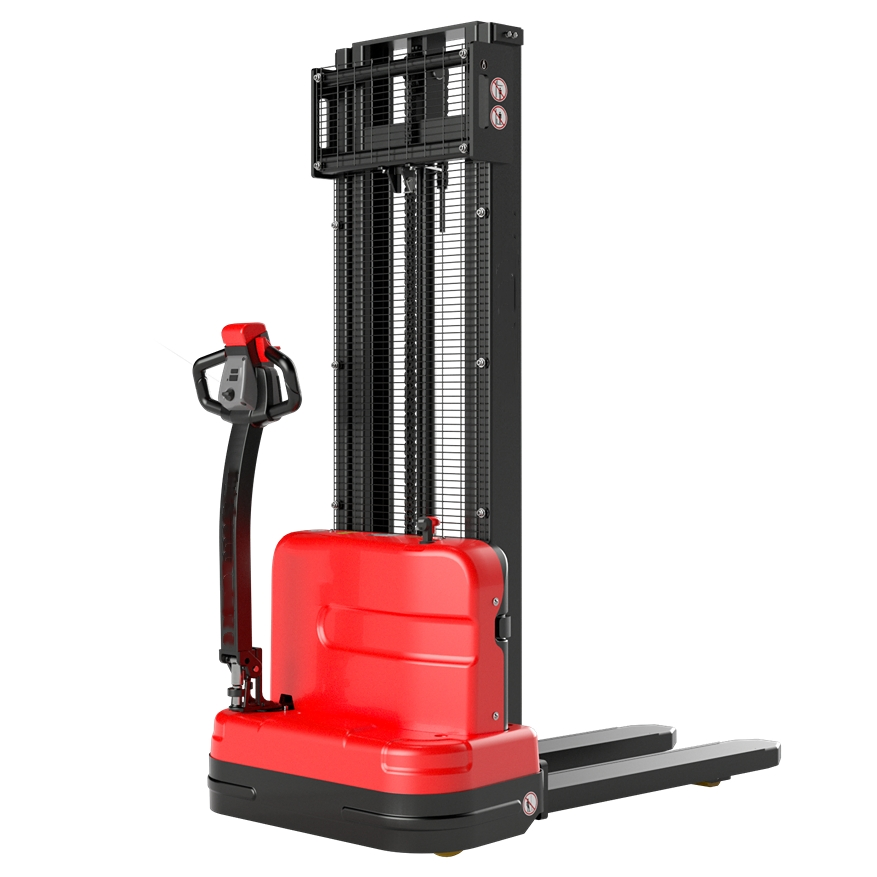 CE ISO Wrehouse Lting Small Mini Heavy Duty Loading Hand Manual Double Deck Wakie Battery Jack Forkit Semi Automatic Electric Pallet Jack Stacker 2.0ton