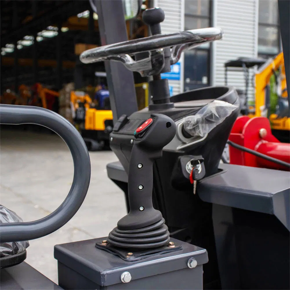 Electric Side End Loader 4 Wheel Drive High Speed Tool Carriers Indoor Mini Loaders