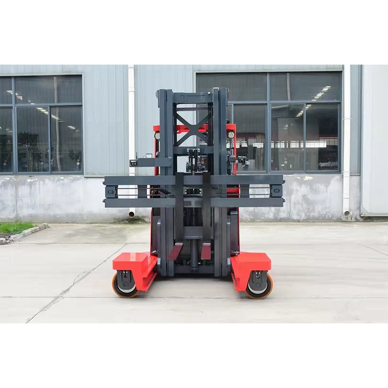 Narrow Aisle Highly Lift 1500kg-2000kg Multi Directional Forklift Electric 4 Way Side Forklift