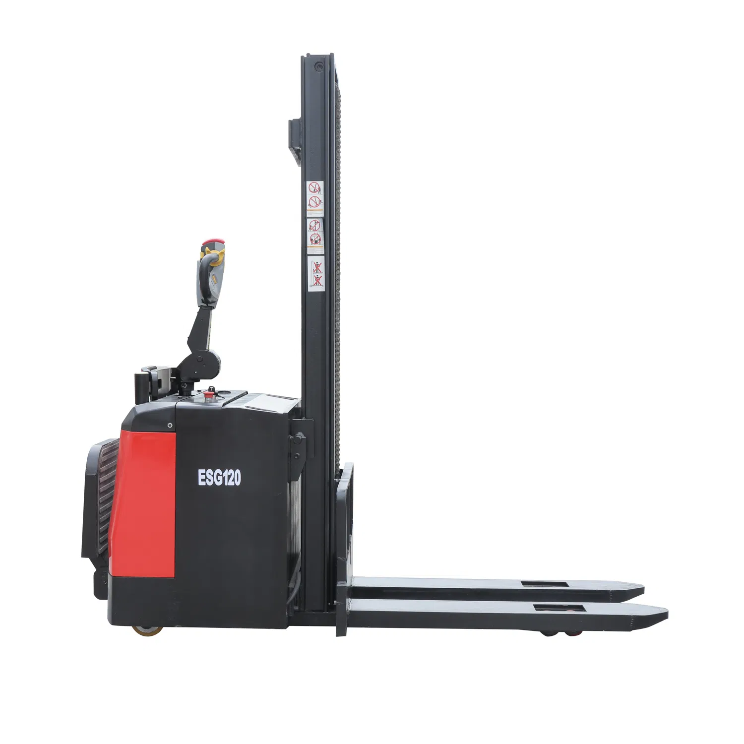 Electric Stacker Truck Pallet Lift Stacker Capacity 1000/1500/2000kg Full Electric Forklift in Warehouse