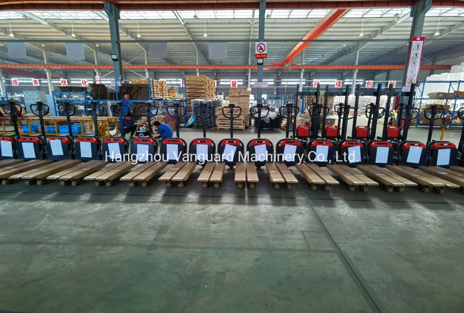Forklift Walkie Electric Pallet Stacker Truck with Lithium Battery