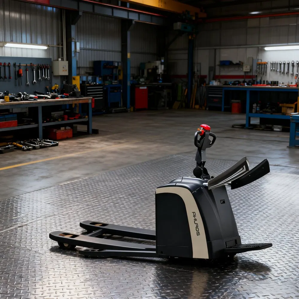 Full Electric 1.5 Ton Walk-Behind Pallet Jack for Cold Storage Operations