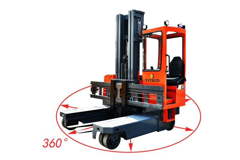 Multi Directional Forklift All Road off Road Rough Terrain Fork Lift Factory Sales 3.0 Ton Multi-Directional Electric Forklift Truck Mini Forklift