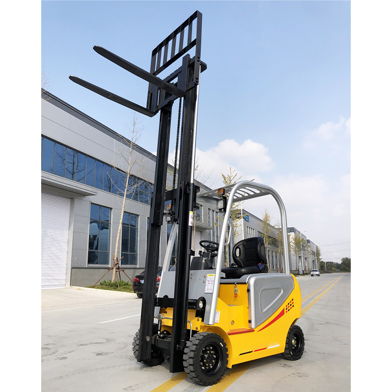 1/1.7/2/3.1/3.5/4.8 Ton Mini Popular Full Electric Explosion-Proof Solid Tyre Four Wheel Forklift Inside Container Operation Very Narrow Aisle