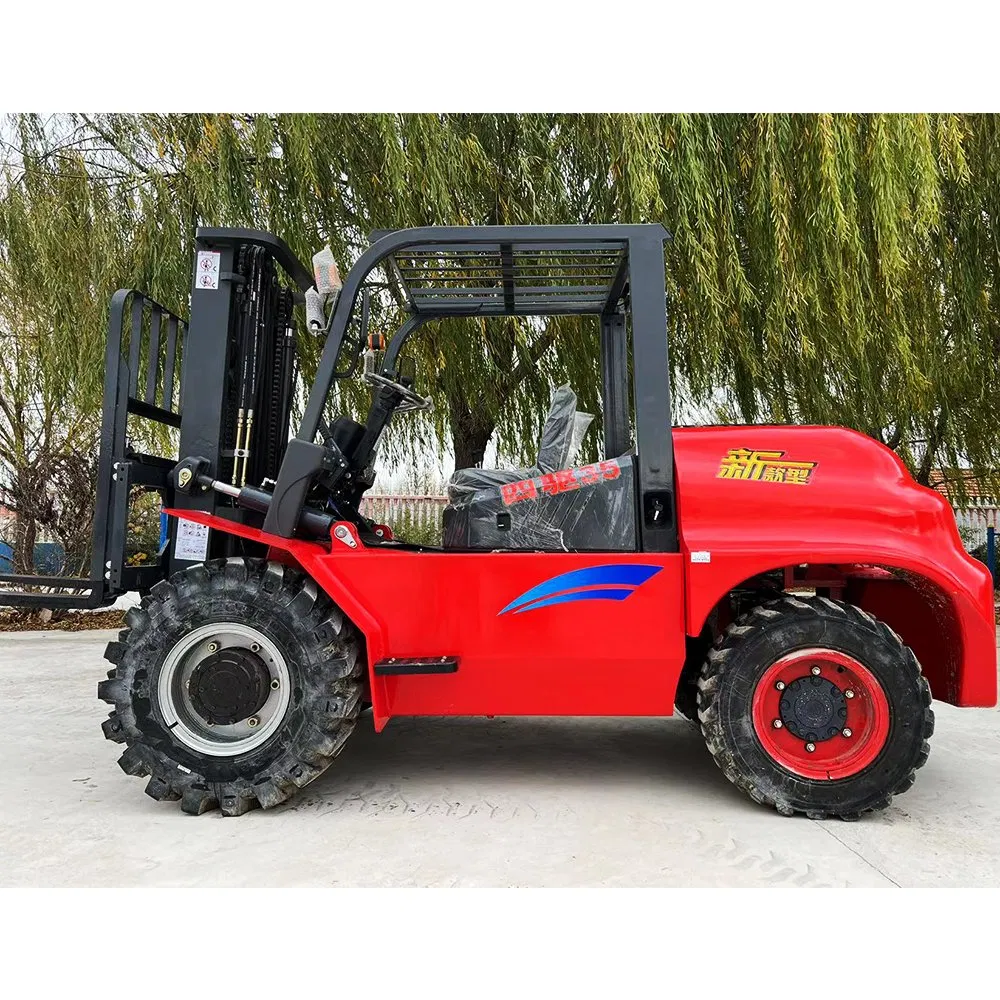Manufacture Online 3000~5000mm Pallet Jack Electric Stacker Truck Reach Battery off-Road Forklift