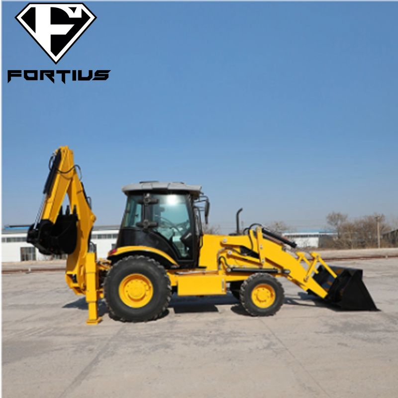 2023 Hot Product Walk Behind Crawler Mini Skid Steer Loader / Hydraulic Earth Auger/Digger/Hammer/Breaker/Sweeper Wheel Back Hoe Excavator Loader