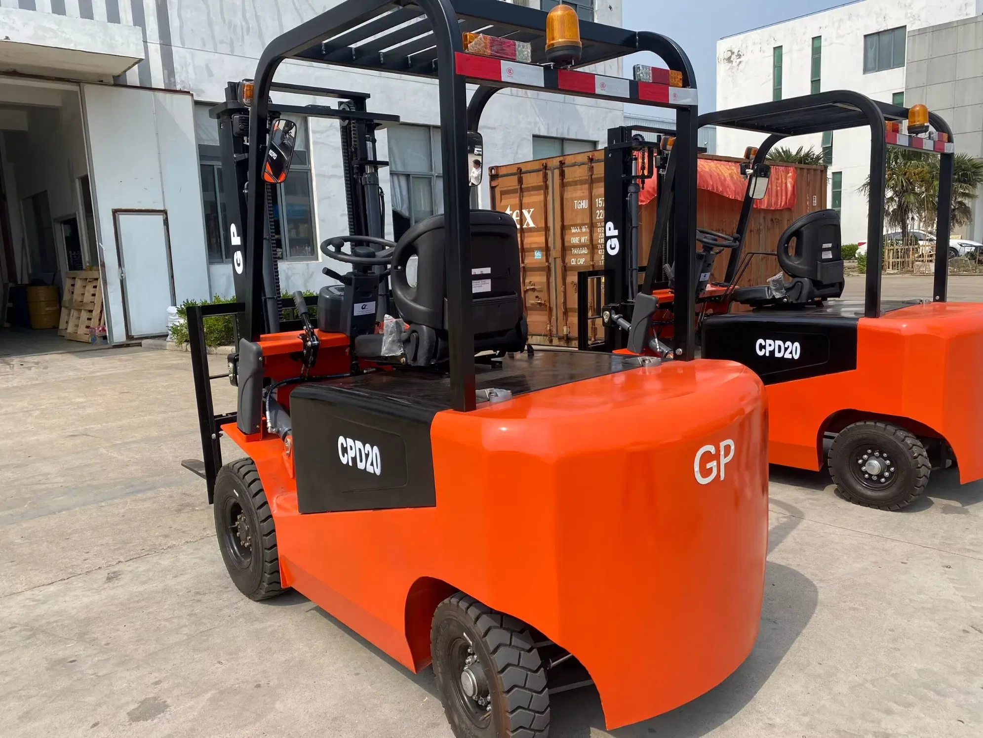 Triplex Full Free Mast of Lifting Height 4.5m- 2t Explosion-Proof Electric Forklift (CPD20)