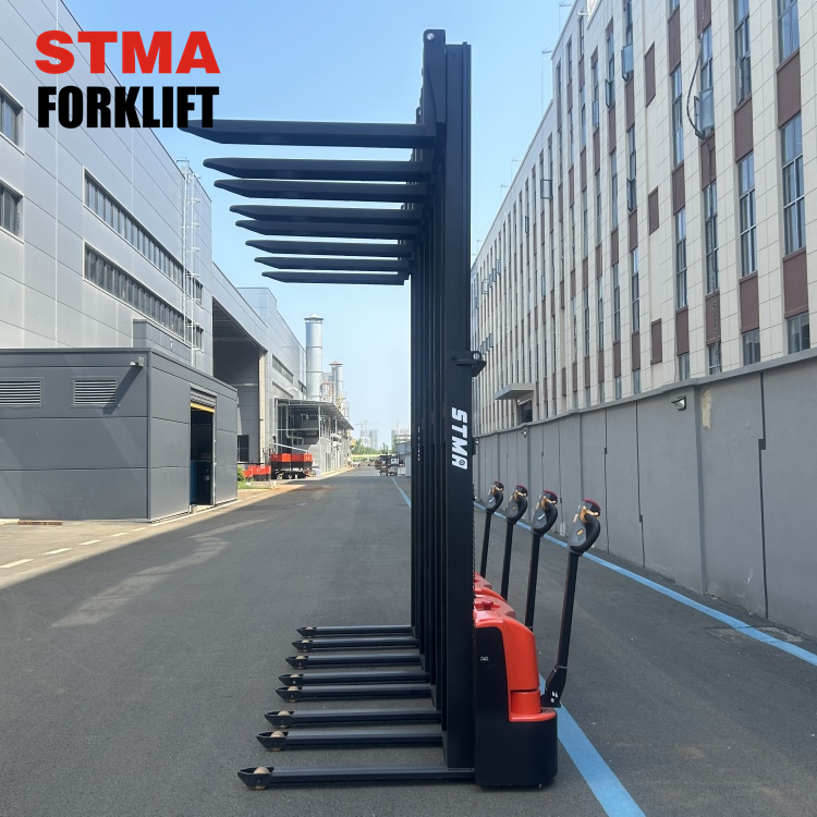 Stma Walkie Machine Lift Pallet 1.5 Ton 1500kg Full Electric Stacker Forklift Price Trucks for Sale