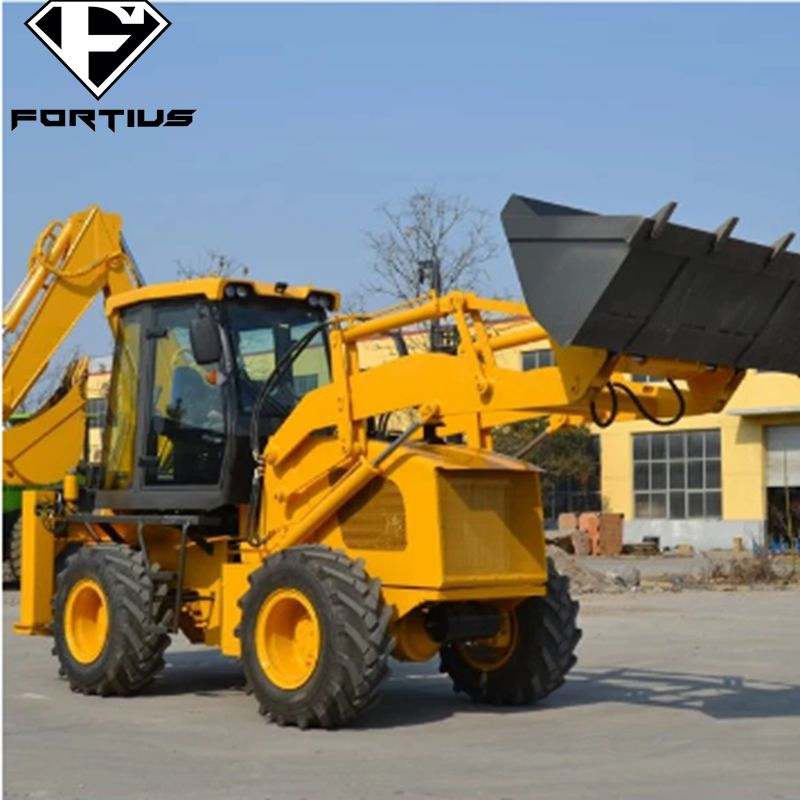 2022 2023 China Manufacturer 90% New 8ton 9ton 10ton Front End Loader/ Tractor Wheel Backhoe Loader / Skid Steer Loader with Swing Backhoe Arm 5% Discount.