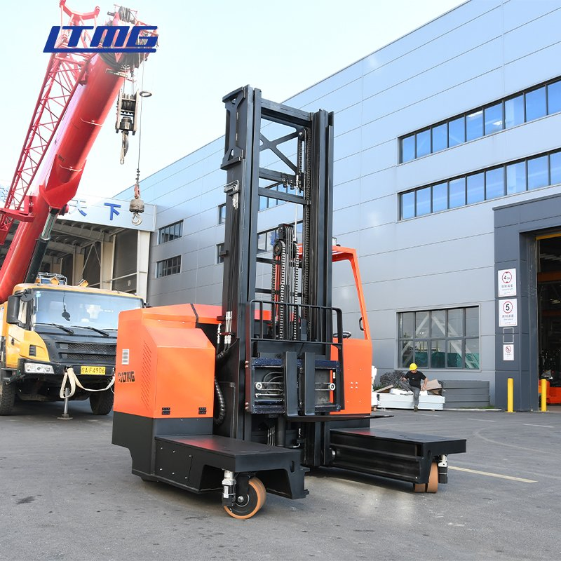 Multi-Directional Side Loader Forklift 3ton 3.5 Ton Full Way Reach Stacker Forklift